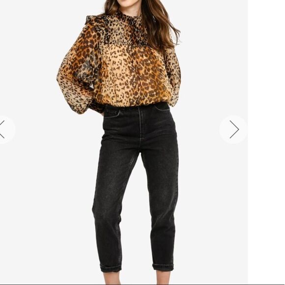 NWT Free People Roma Printed Ruffle Blouse - Picture 12 of 12